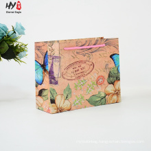 Newest retro fashion brown paper gift bag